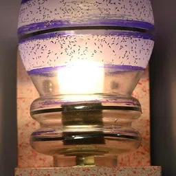 SOMIL Blue Glass Cylinder Printed Wall Lamps-picture-21