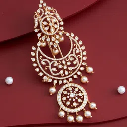 Kushal's Fashion Jewellery Women Metal Gold-Plated Hair Accessory Set-image-24