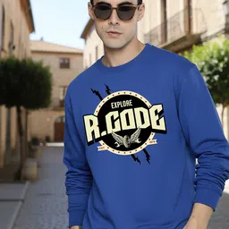 R.Code by The Roadster Life Co. Men Printed Sweatshirt-picture-25