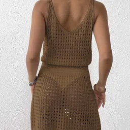 StyleCast x Revolte Crepe Fit & Flare Dress image 3