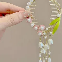 Medbuddy Korean Beaded Hair Bun Clip-picture-22