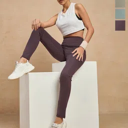 COLOR CAPITAL Women Pack of 4 Skin Fit Antimicrobial Tights-picture-26