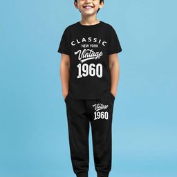 YK X Trampoline Kids Graphic Printed Round Neck T-Shirt With Jogger-picture-18