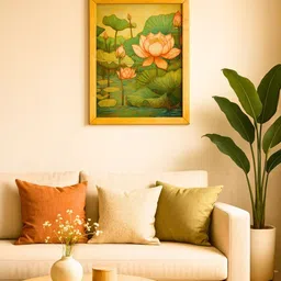 Sassyco Multicoloured & Olive Green MDF Other Wall Paintings-image-23