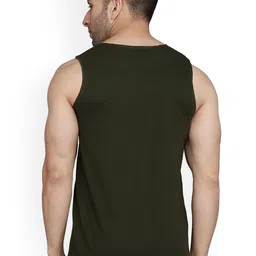 Slowloris Men Pack Of 2 Printed Bio-Wash Combed Cotton Gym Vests image 4