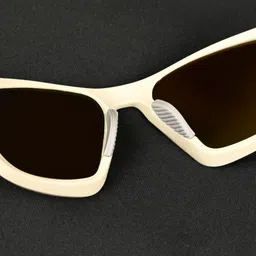 HASHTAG EYEWEAR Unisex Green Lens & Rose Gold-Toned Sports Sunglasses with image 4