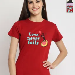 Tromko Women Typography Printed T-shirt-picture-36