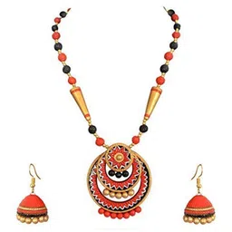 Sitashi Alloy Necklace & Earrings-image-21