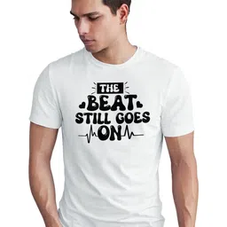 Seekbuylove Men Bio Finish Typography Printed Pure Cotton T-shirt-picture-13