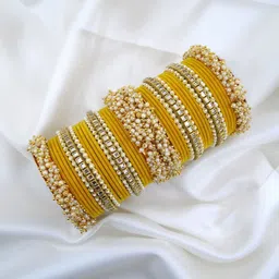 RENOY Set Of 40 Stones-Studded & Beaded Bangles-picture-19