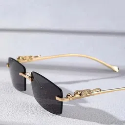 HAYDEN haiza Men Rimless Rectangle Sunglasses With Polarised Lens jag-1-image-23