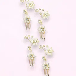 Hair Flare Women Set of 4 Beaded Hair Accessory Set-picture-37