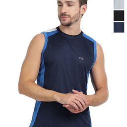 FTX Men Pack of 4 Dri-FIT Colourblocked Round Neck T-shirts-picture-18