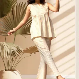 Anouk Striped Cotton Top image 4