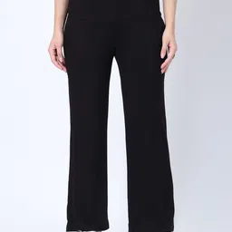 House Of Zelena Women Original High-Rise Maternity Trousers-image-81