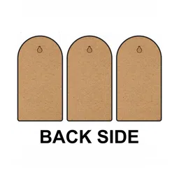 Myntra Elegant Homes Multicoloured Set of 3 Piece MDF Religious Wall Paintings image 3