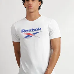Reebok Men Solid Round Neck T-shirt-image-95