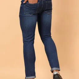 MEGHZ Men Micheal Slim Fit Light Fade Stretchable Jeans image 5