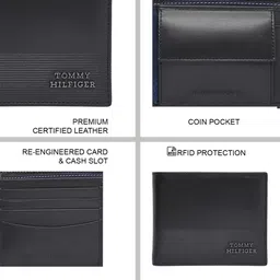 Tommy Hilfiger Men Leather Two Fold Wallet image 3