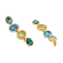 Zaveri Pearls Contemporary Drop Earrings image 2