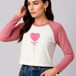 SZN Women Printed Slim Fit T-shirt image 4