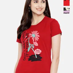 Dreambe Women Typography 3 Wonder Woman Printed Applique T-shirt-picture-12