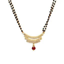 Missmister Women Gold-Plated Brass Mangalsutra image 2