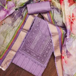 KIMISHA Embroidered Unstitched Dress Material-picture-23