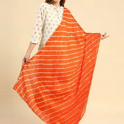 Dupatta Bazaar Leheriya Printed Dupatta With Gotta Patti-image-39
