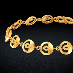 Joyalukkas Classic Circle Gold Chain Bracelet-picture-25