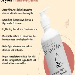 Namyaa Intimate Wash With Tea Tree Oil- 300 ml image 5