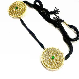 NIKYANKA Gold-Plated Artificial Stones Studded Matha Patti Head Jewellery-picture-24