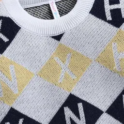 Toonyport Kids Typography Printed Woollen Pullover image 4