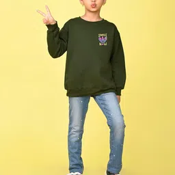 NUSYL Girls Printed Sweatshirt image 1