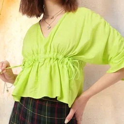 DressBerry Twinkle Town Ruched Empire Top-picture-29