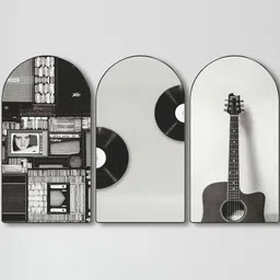 Livin'luxe Multicoloured MDF Wall Fashion-picture-39