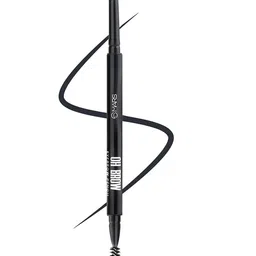 MARS Oh Brow Dual-Ended Eyebrow Pencil With Spoolie-0.1g-Black image 1