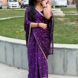 Being Naari Embellished Gotta Patti Pure Georgette Saree image 2
