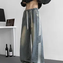 StyleCast x Revolte Men Relaxed Fit Light Fade Jeans image 5