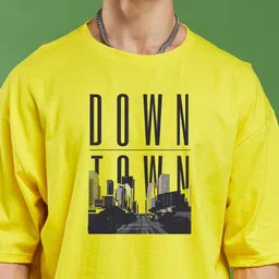 SMARTEES Men Graphic Printed Cotton T-shirt image 2