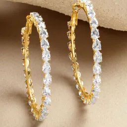 Rubans Voguish Circular Hoop Earrings image 5