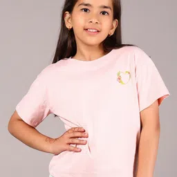 V-Mart Girls Printed T-shirt image 1