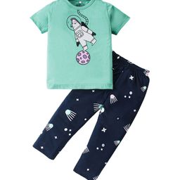 Nite Flite Boys Graphic Printed Night suit-picture-23