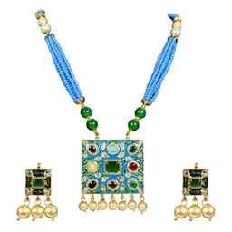Sitashi Women Alloy Necklace & Earrings Jewellery Set-image-30