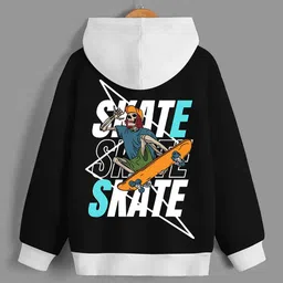 Dagcros Boys Printed Hooded Sweatshirt-picture-31