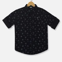 Allen Solly Junior Boys Spread Collar Cotton Slim Fit Casual Shirt-image-99