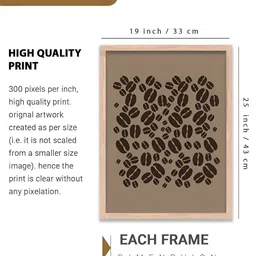 Kotart Brown & Black 2 Pieces Wooden Abstract Wall Arts image 3