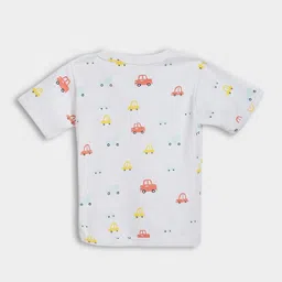 MiArcus Kids Pack of 3 Cotton Half Sleeves Printed & Solid T-Shirts image 3