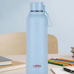 Larah by BOROSIL Blue & Maroon Single Stainless Steel Solid Water Bottle-picture-42