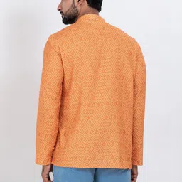 ROOTED LIBAAS Men Embroidered Thread Work Kurta image 2